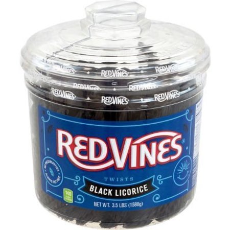 GREEN RABBIT HOLDINGS Red Vines Black Licorice Twists, 3.5 lb 20904500